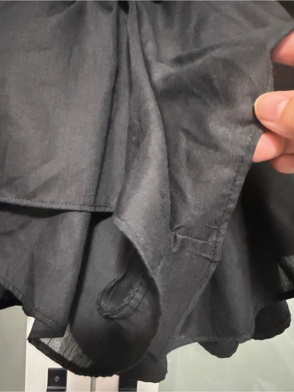 Zara Halter Neck Dress with Built-In Shorts Black - Picture 7 of 8